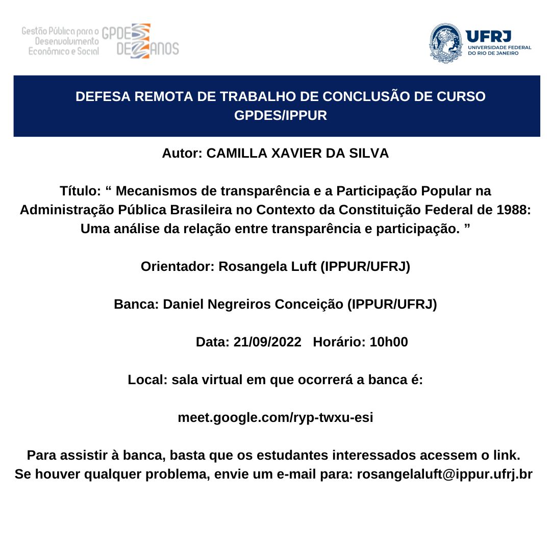 Cartaz TCC – Camilla