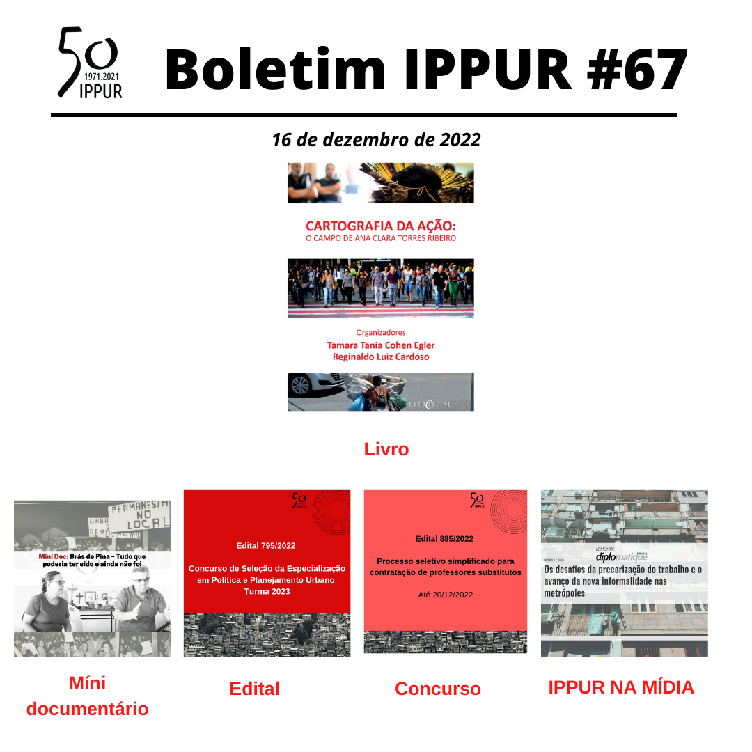 Boletim IPPUR #67