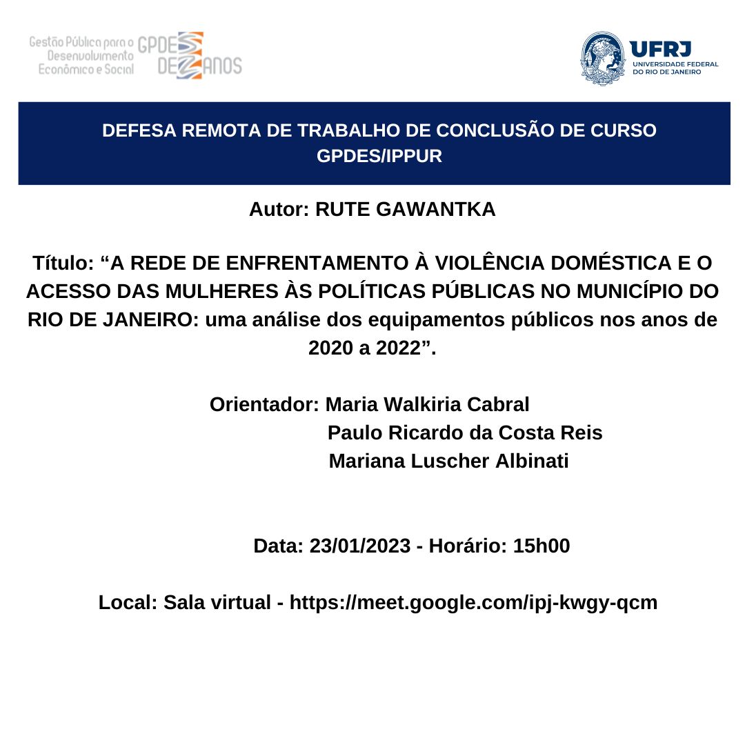 Defesa TCC – Rute Gawantka