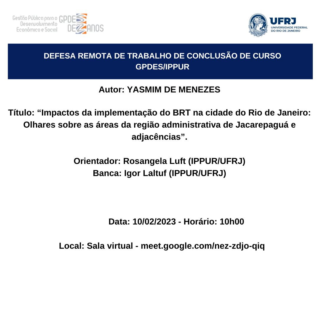 Defesa TCC – Yasmim