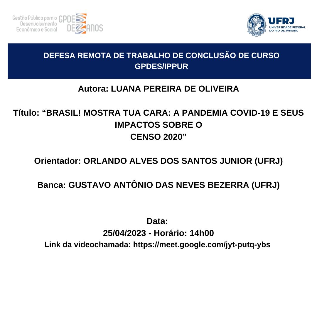 Defesa TCC – Luana Pereira