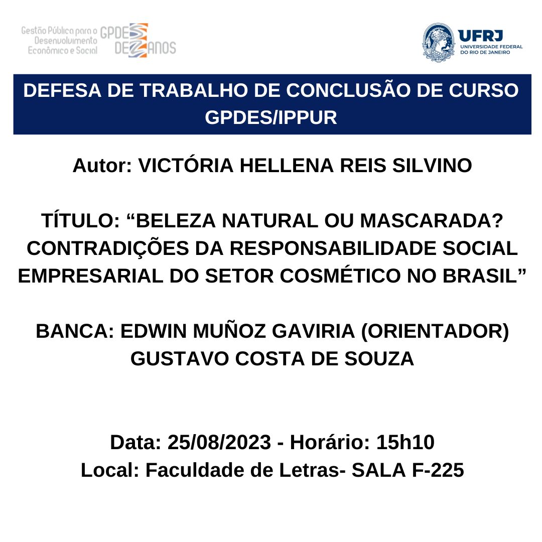 Defesa de TCC – Victória Hellena