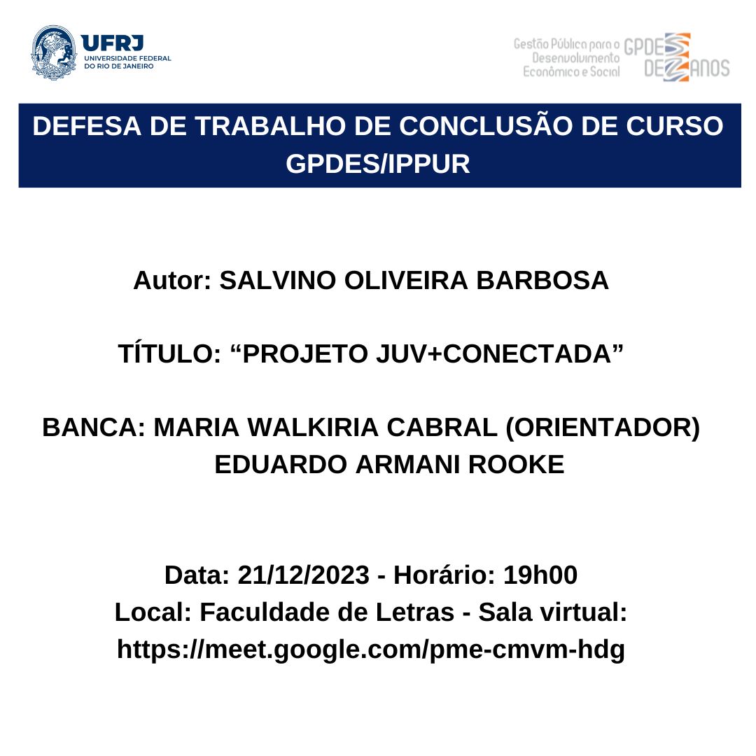 Defesa de TCC – Salvino