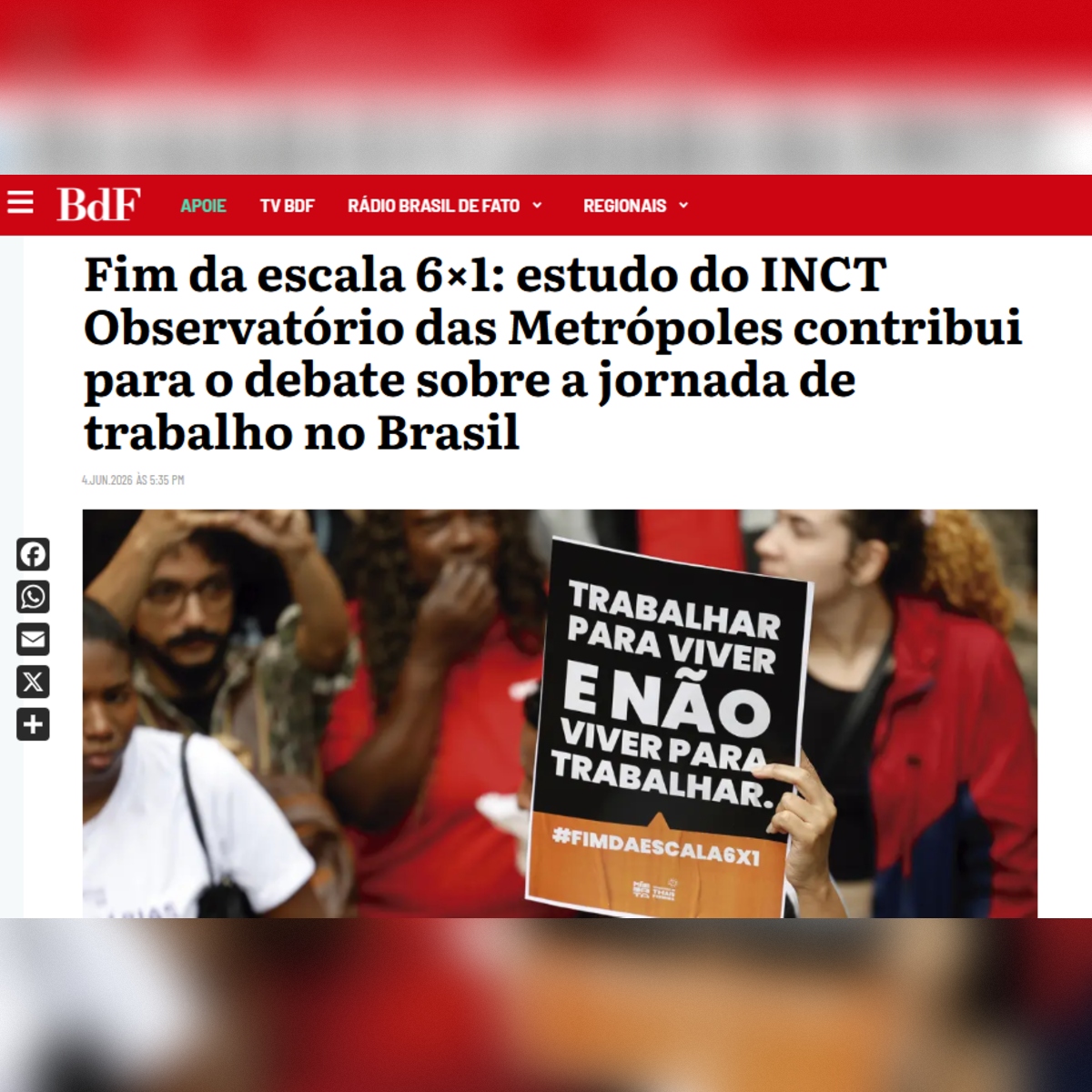 Professor Marcelo Ribeiro debate sobre o fim da escala 6×1 no Brasil de Fato.png